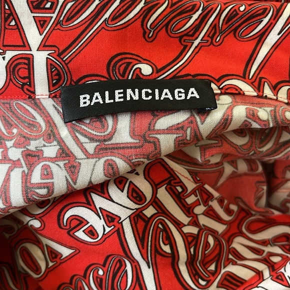 Balenciaga Button Down Shirt w/Designer Box - Picture 6 of 12
